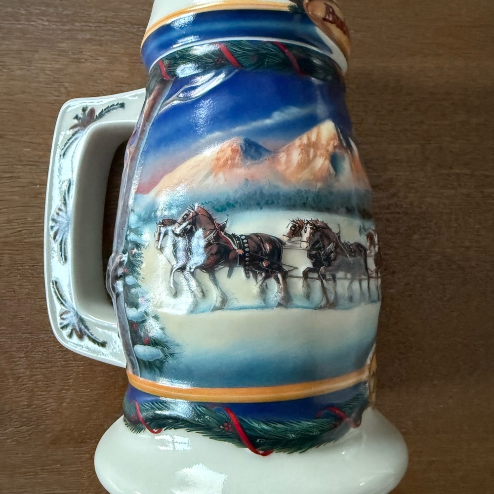 2000 Budweiser Holiday Stein